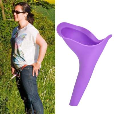 High Quality Portable Women Camping Urine Device Funnel Urinal Female Travel Urination Toilet Women Stand Up & Pee Soft